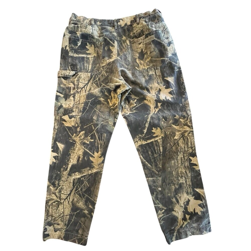 Columbia Camouflage Hunting Pants Mens Sz 38/34 Timberwolf Camo - Picture 2 of 10